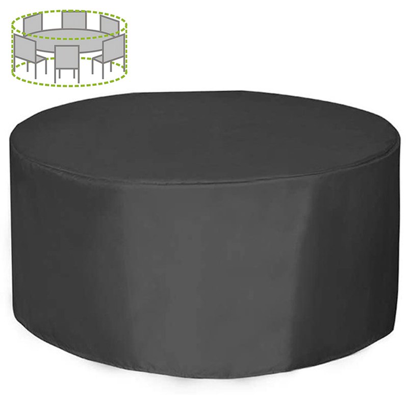 Outdoor Furniture With Covers - 12 Sizes Round Furniture Cover 210D