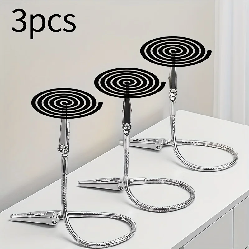 Outdoor Furniture Hay - 3Pcs Mosquito Coil Holder Clip Adjustable