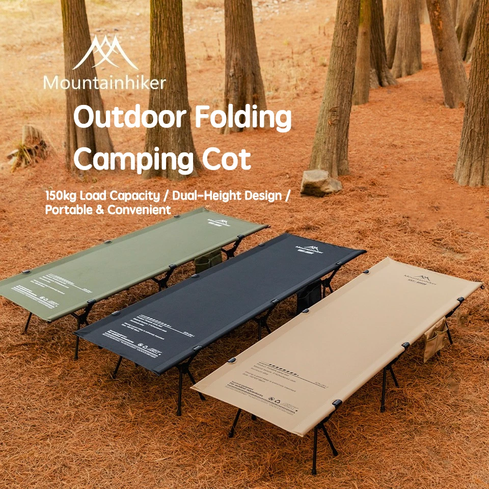 Camping Cot Foldable - MOUNTAINHIKER Marching Bed Camping Portable Travel