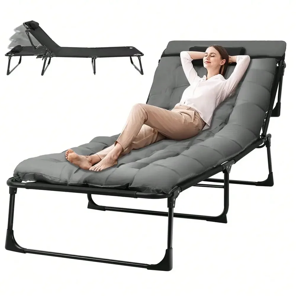 Camping Cot Foldable - Capacity Extra Wide Folding Camping Cot
