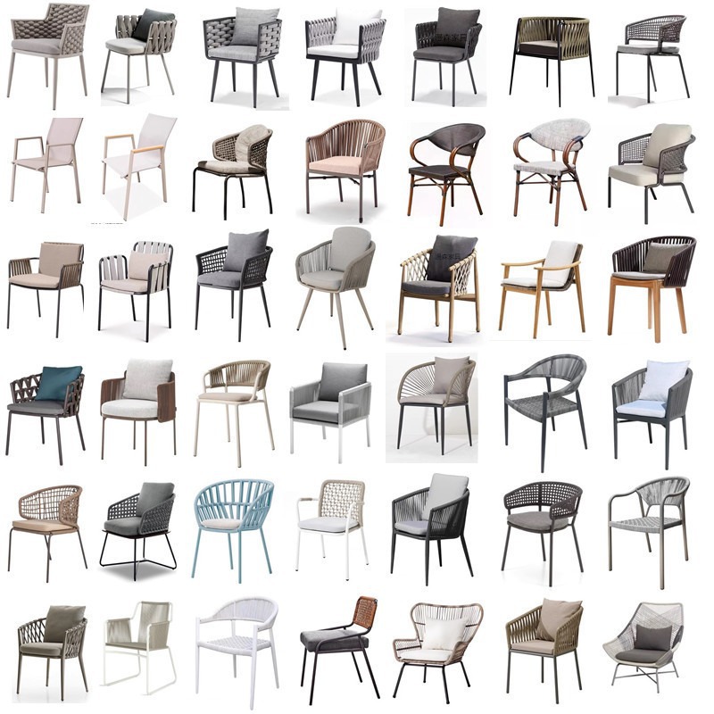 Outdoor Furniture For Cafe - Weatherproof PE Rattan Outdoor Single Dining