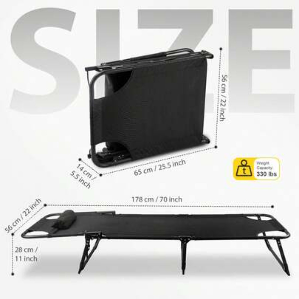 Heavy Duty Folding Camping Cot - огляд і ціна Camping Cot Foldable