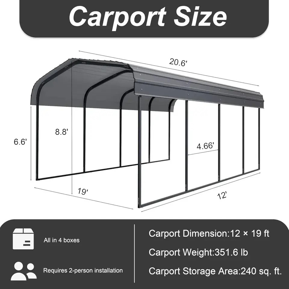 2026 Hot Sale 11x19ft Galvaniz - огляд і ціна Outdoor Furniture In Sale