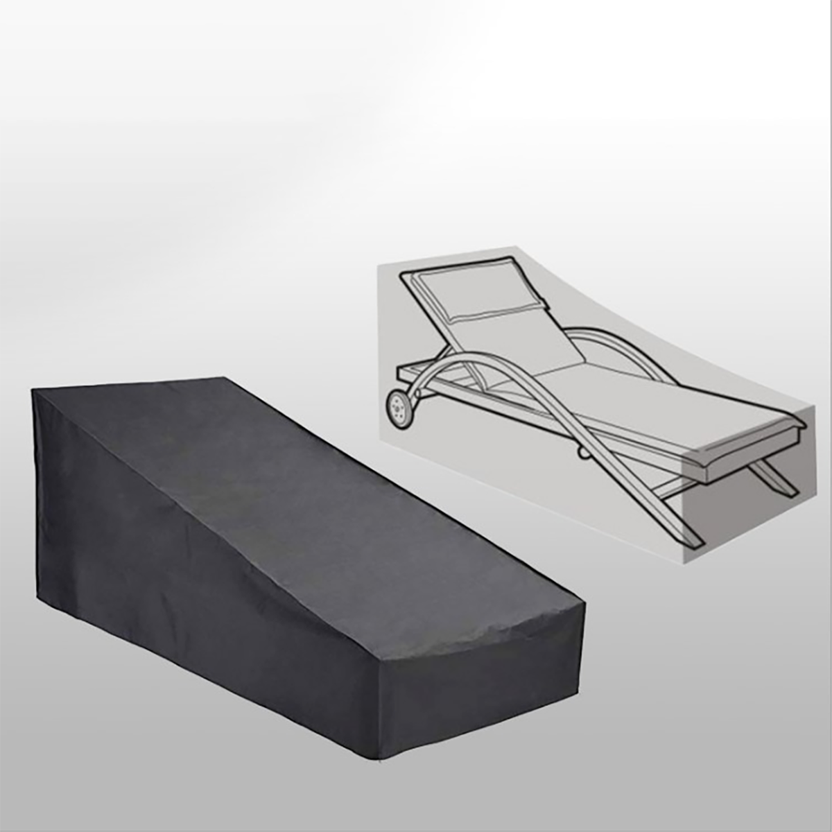 Oxford Fabric Sunlounger Cover - огляд і ціна Outdoor Furniture With Covers