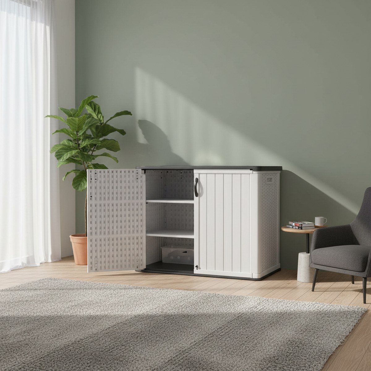 Large Plastic Outdoor Storage  - огляд і ціна Garden Storage Box