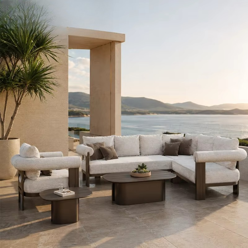 #Luxury Villa Sofa Set Modern  - огляд і ціна Outdoor Furniture L Shape