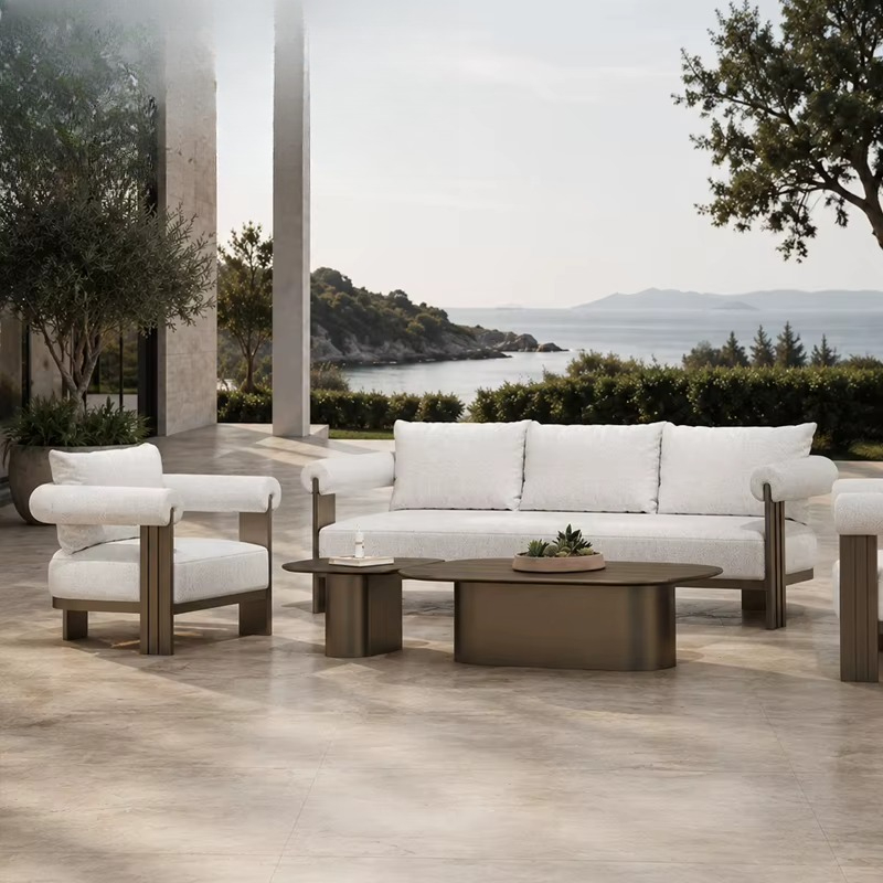 #Luxury Villa Sofa Set Modern  - огляд і ціна Outdoor Furniture L Shape