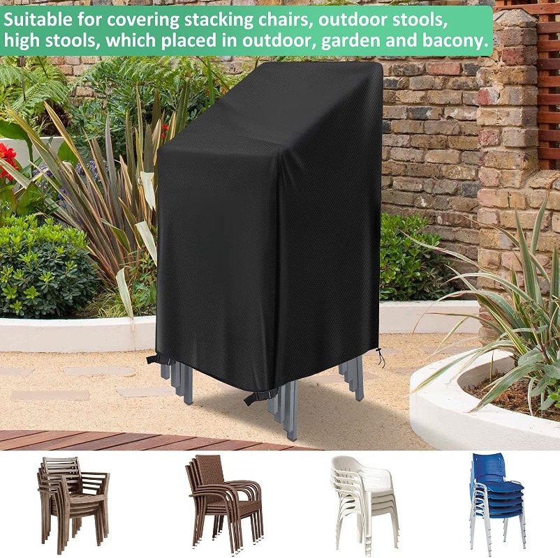 1/2/PCS Stacked Chair Dust Cov - огляд і ціна Outdoor Furniture With Covers