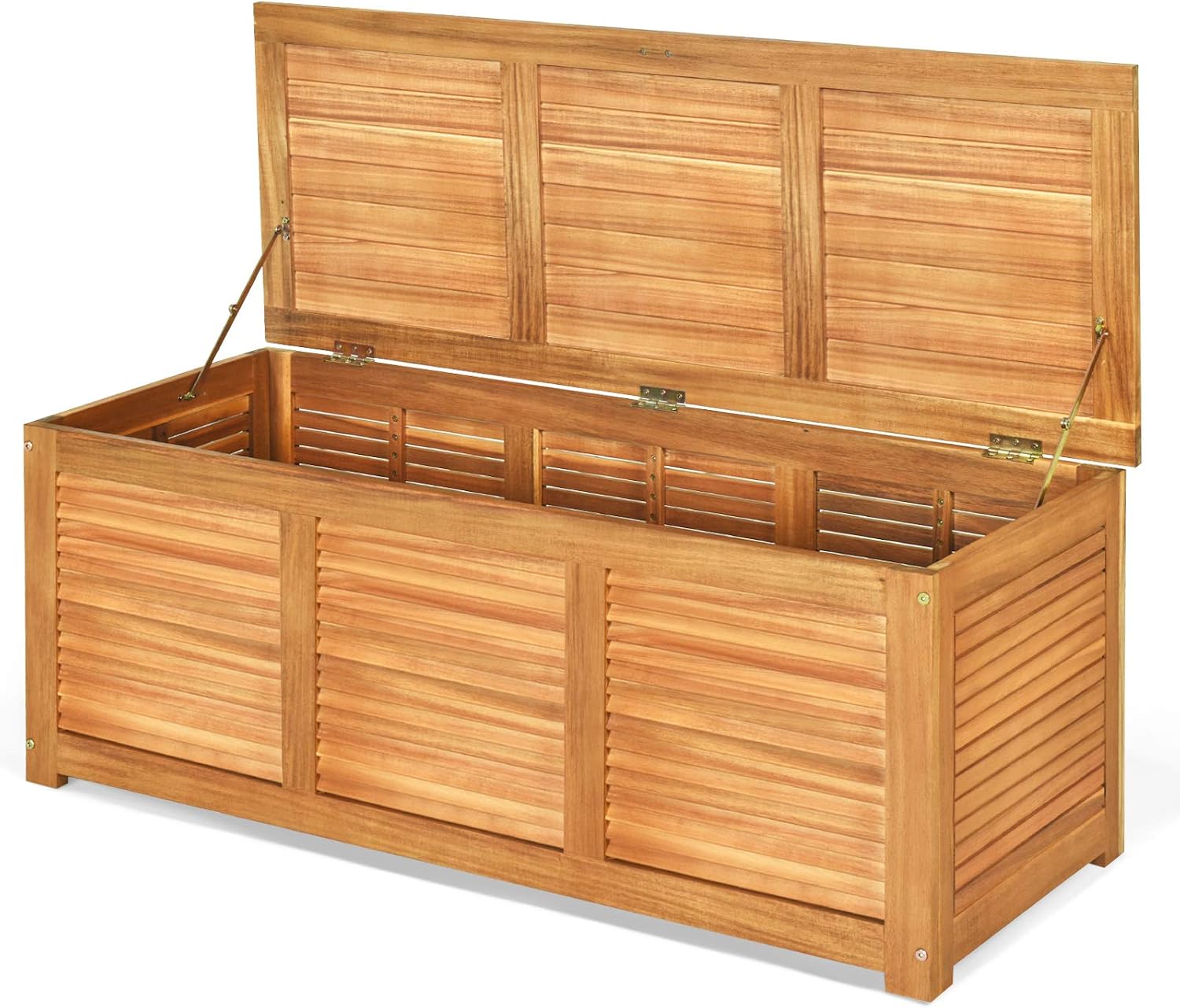 Solid Acacia Wood Deck Box Sto - огляд і ціна Garden Storage Box