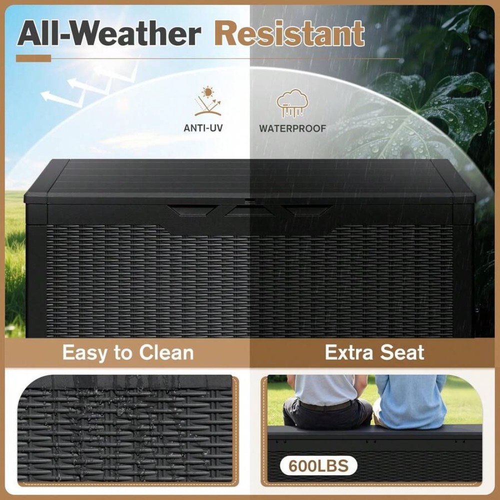 Large Lockable Outdoor Storage - огляд і ціна Garden Storage Box