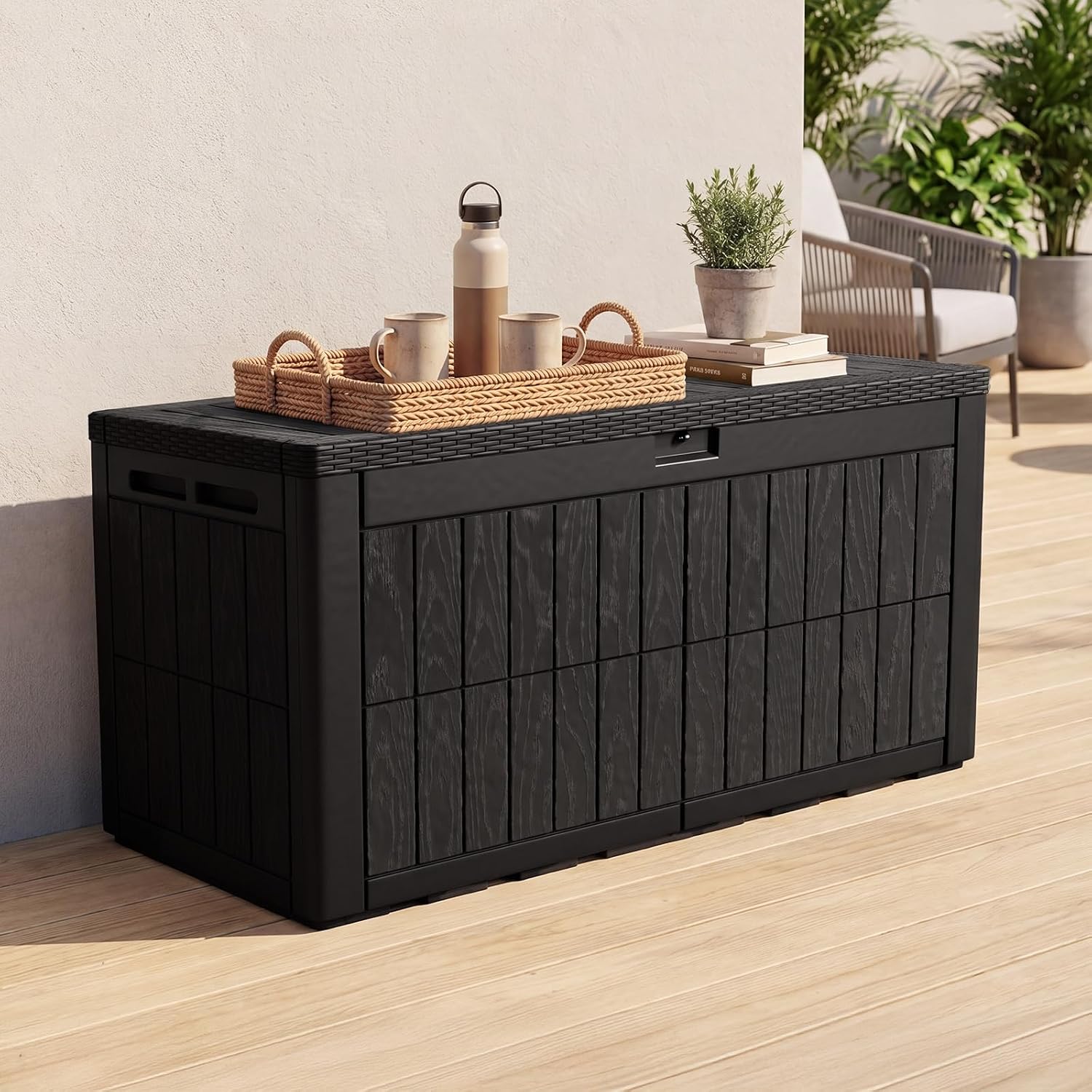 120 Gallon Large Outdoor Stora - огляд і ціна Garden Storage Box