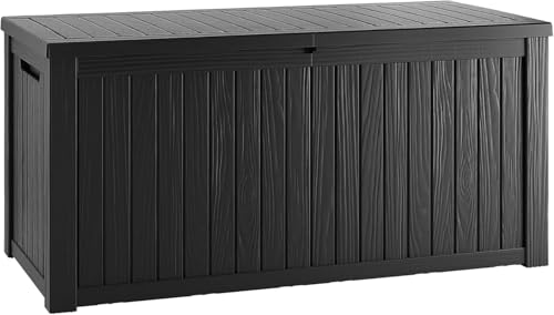 150 Gallon Lockable Resin Deck - огляд і ціна Garden Storage Box