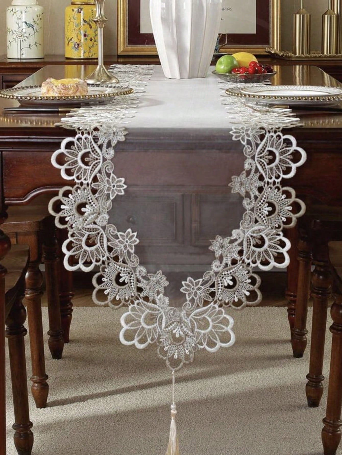 1 Piece of Embroidered Mesh La - огляд і ціна Outdoor Furniture For Cafe