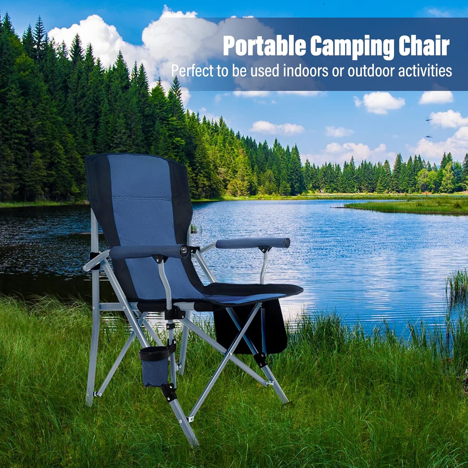 Outdoor Camping Folding Portab - огляд і ціна Outdoor Furniture Recliner Set