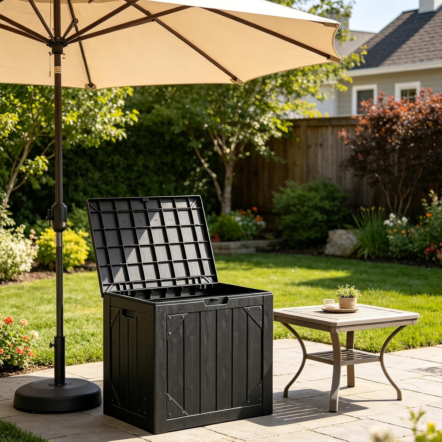 30 Gallon Outdoor Storage Box  - огляд і ціна Garden Storage Box