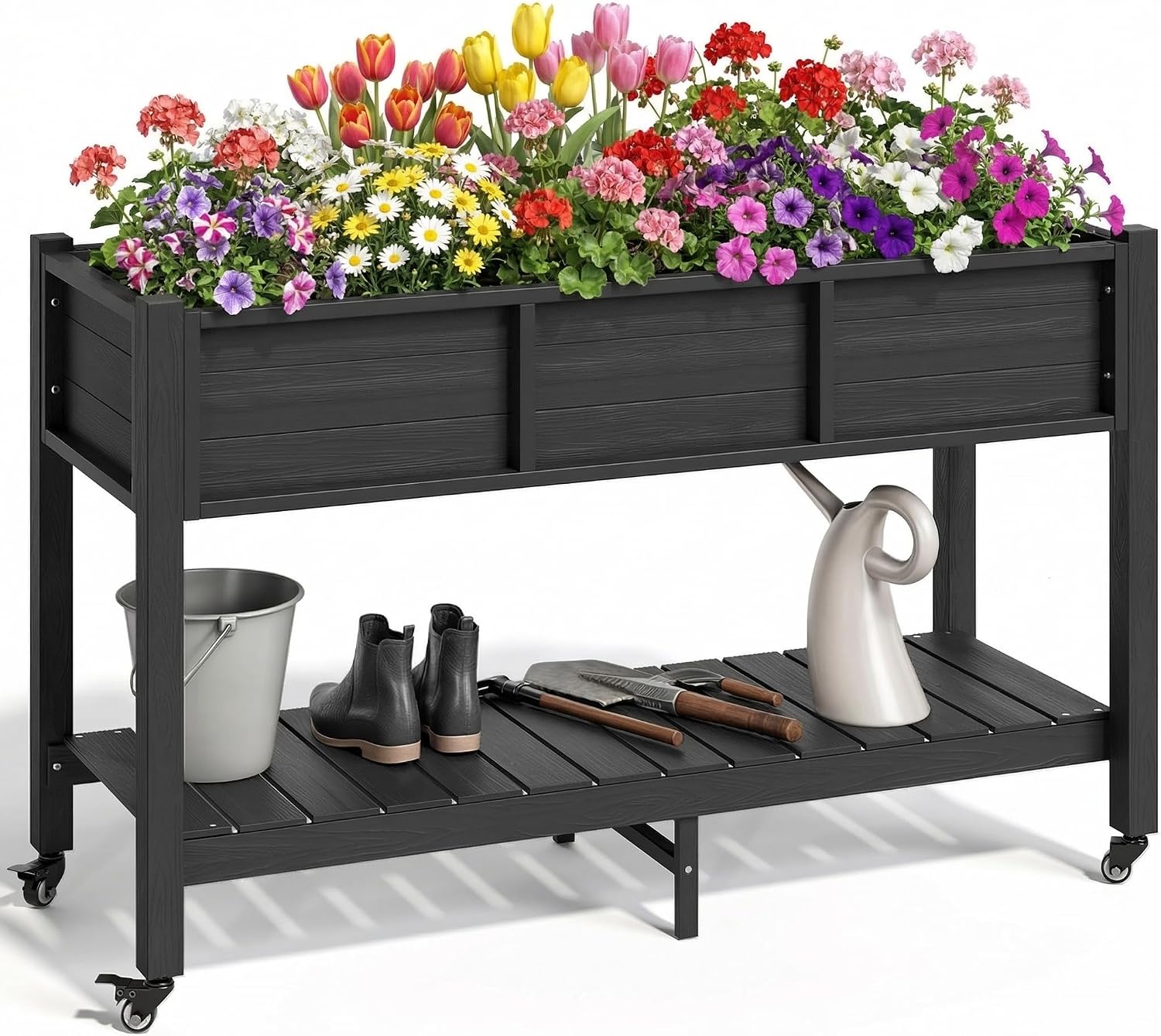Elevated Raised Garden Bed Wit - огляд і ціна Garden Storage Box