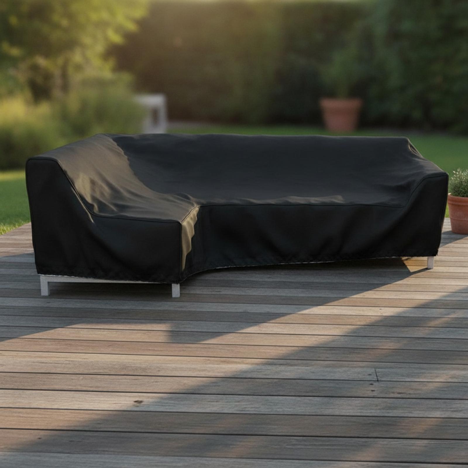V-Shaped Sofa Cover Silver-Coa - огляд і ціна Outdoor Furniture L Shape