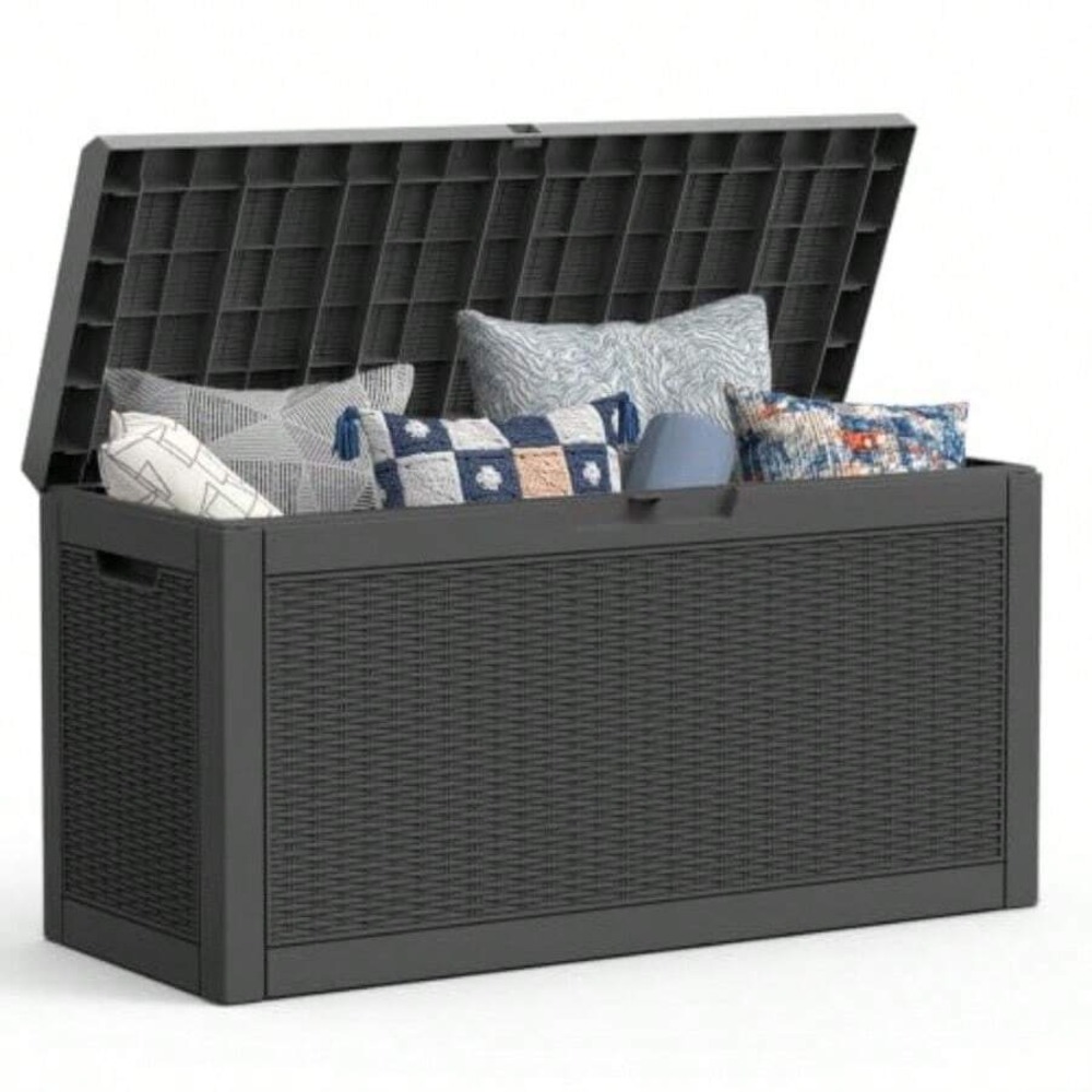 Outdoor Storage Box Deck Box W - огляд і ціна Garden Storage Box