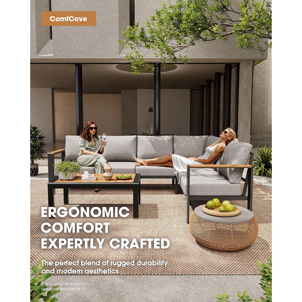 USA Stock Aluminum Outdoor Pat - огляд і ціна Outdoor Furniture In Sale