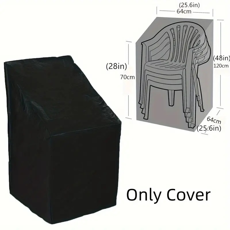 1pc Heavy-Duty Stacking Outdoo - огляд і ціна Outdoor Furniture With Covers