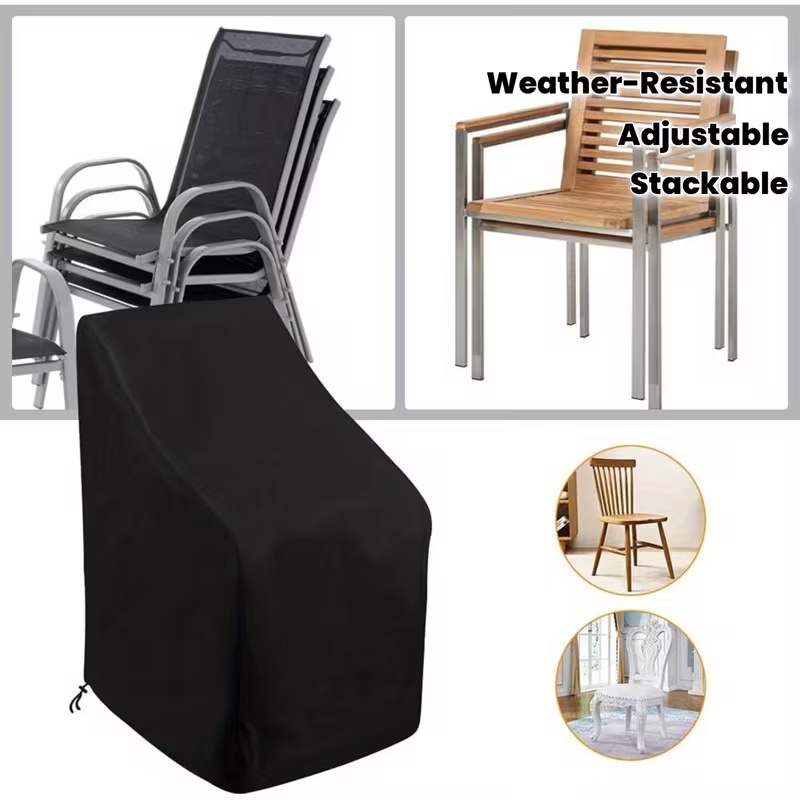 1pc Heavy-Duty Stacking Outdoo - огляд і ціна Outdoor Furniture With Covers
