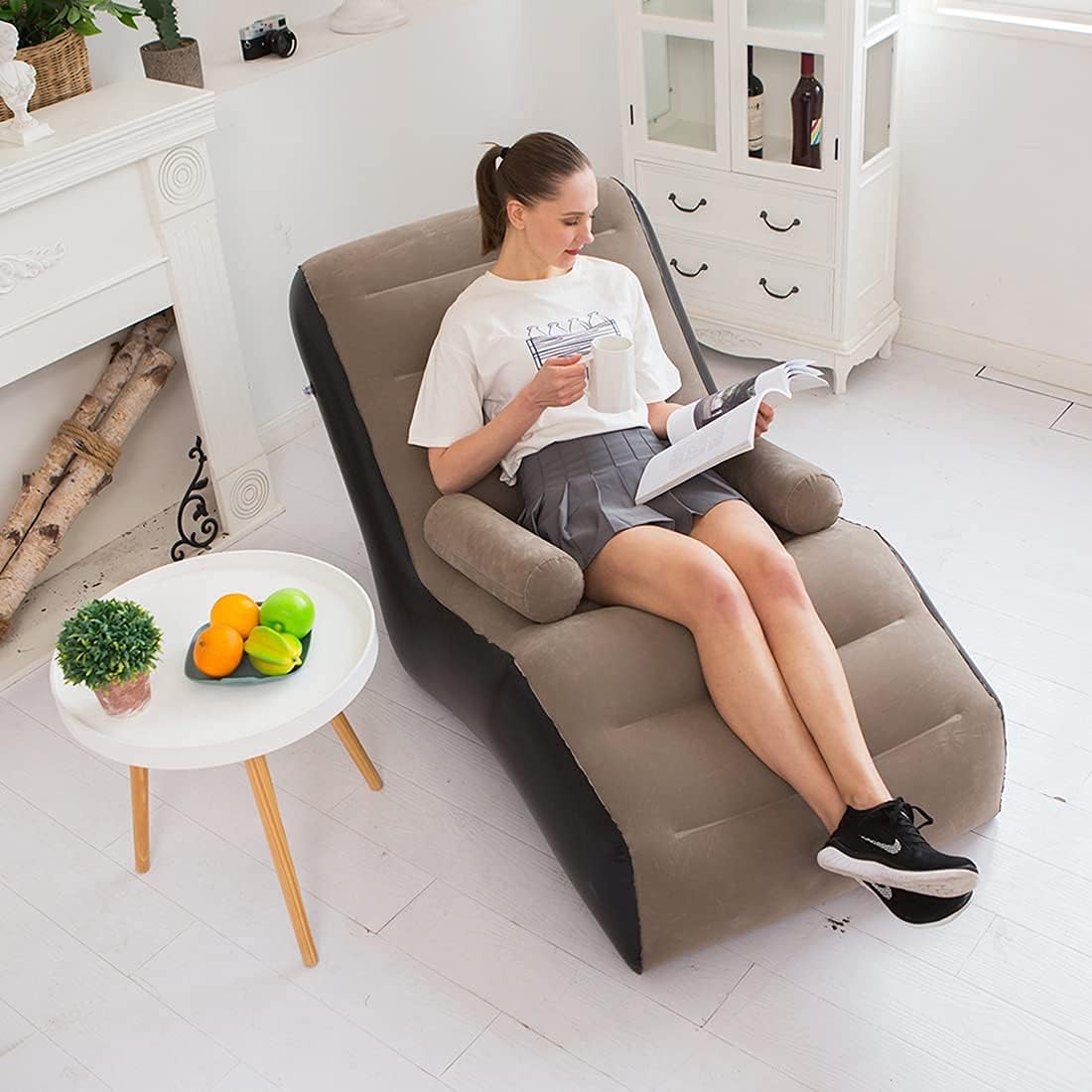 Folding Lazy Sofa,Inflatable L - огляд і ціна Outdoor Furniture Hay