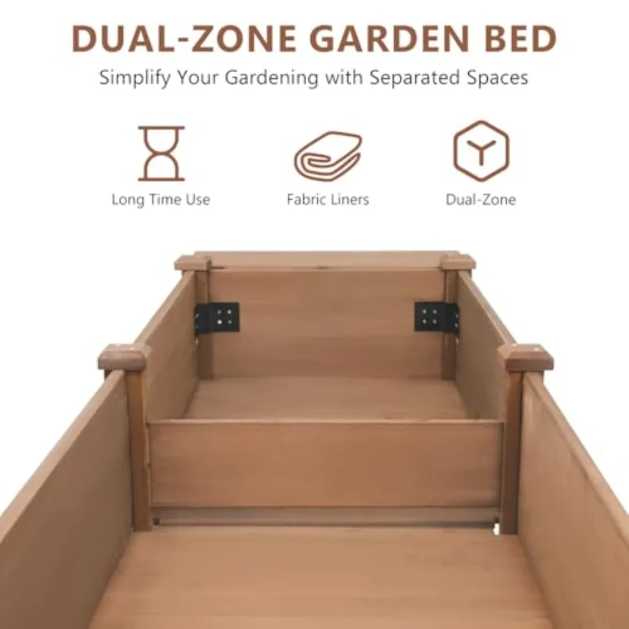Raised Garden Bed with Legs Ou - огляд і ціна Garden Storage Box