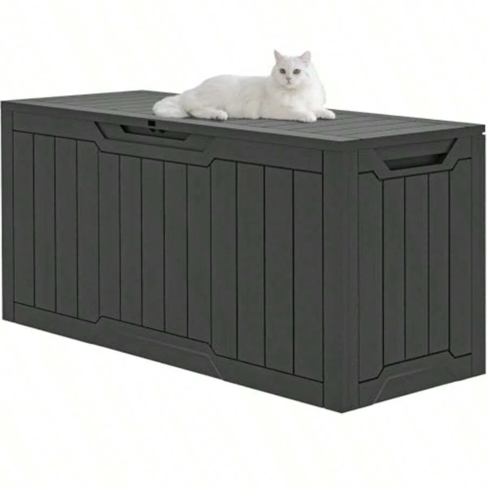 80 Gallon Waterproof Deck Box  - огляд і ціна Garden Storage Box